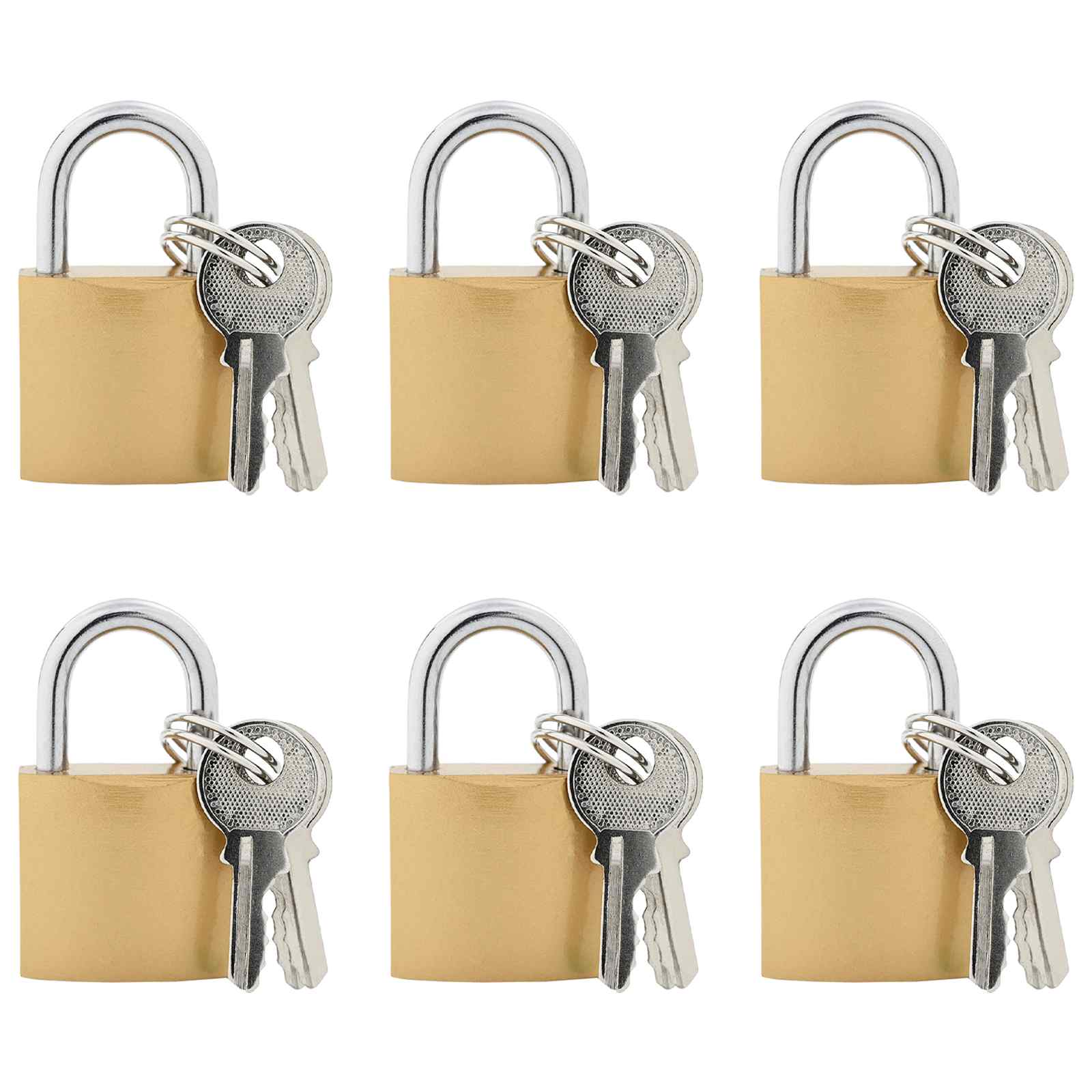 U Lock con Chiavi 6 pcs Ottone Ferro | homemem39