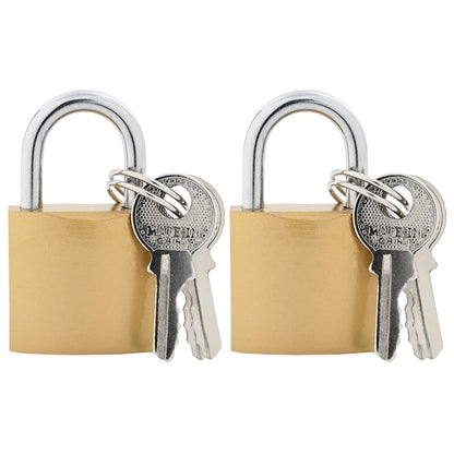 U Lock con Chiavi 2 pcs Ottone Ferro | homemem39