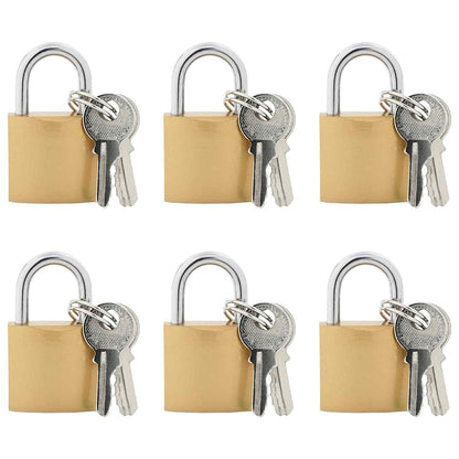 U Lock con Chiavi 6 pcs Ottone Ferro