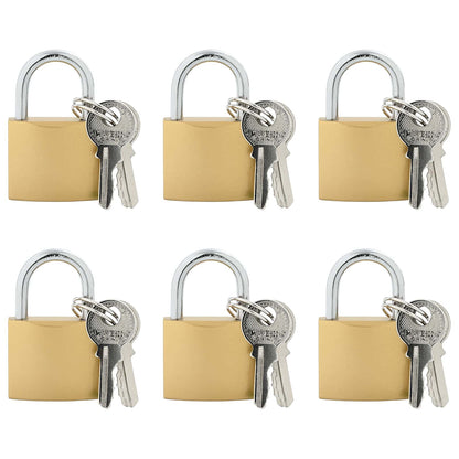 U Lock con Chiavi 6 pcs Ottone Ferro