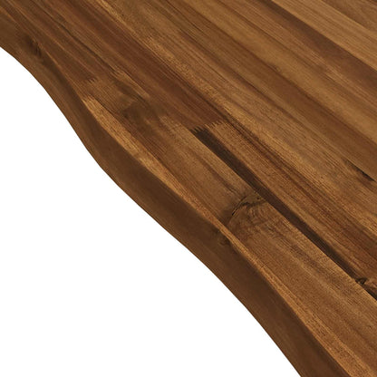 Tavolo da pranzo con bordo vivo 160 x 70 x 75 cm Naturale | homemem39