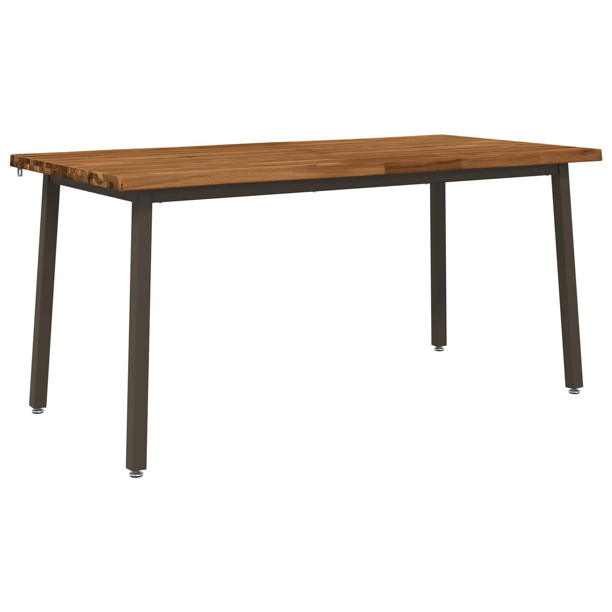 Tavolo da pranzo con bordo vivo 160 x 70 x 75 cm Naturale | homemem39