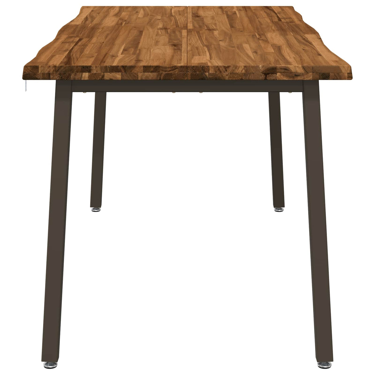Tavolo da pranzo con bordo vivo 160 x 70 x 75 cm Naturale | homemem39