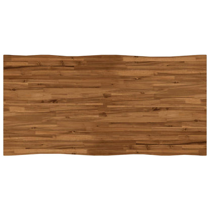 Tavolo da pranzo con bordo vivo 160 x 70 x 75 cm Naturale | homemem39