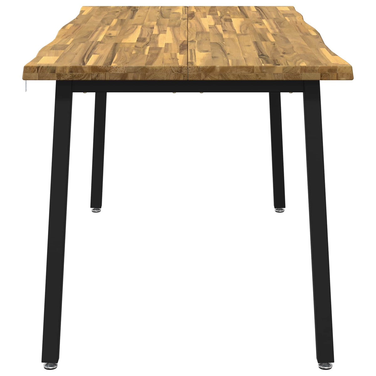 Tavolo da pranzo con bordo vivo 160 x 70 x 75 cm Bianco | homemem39