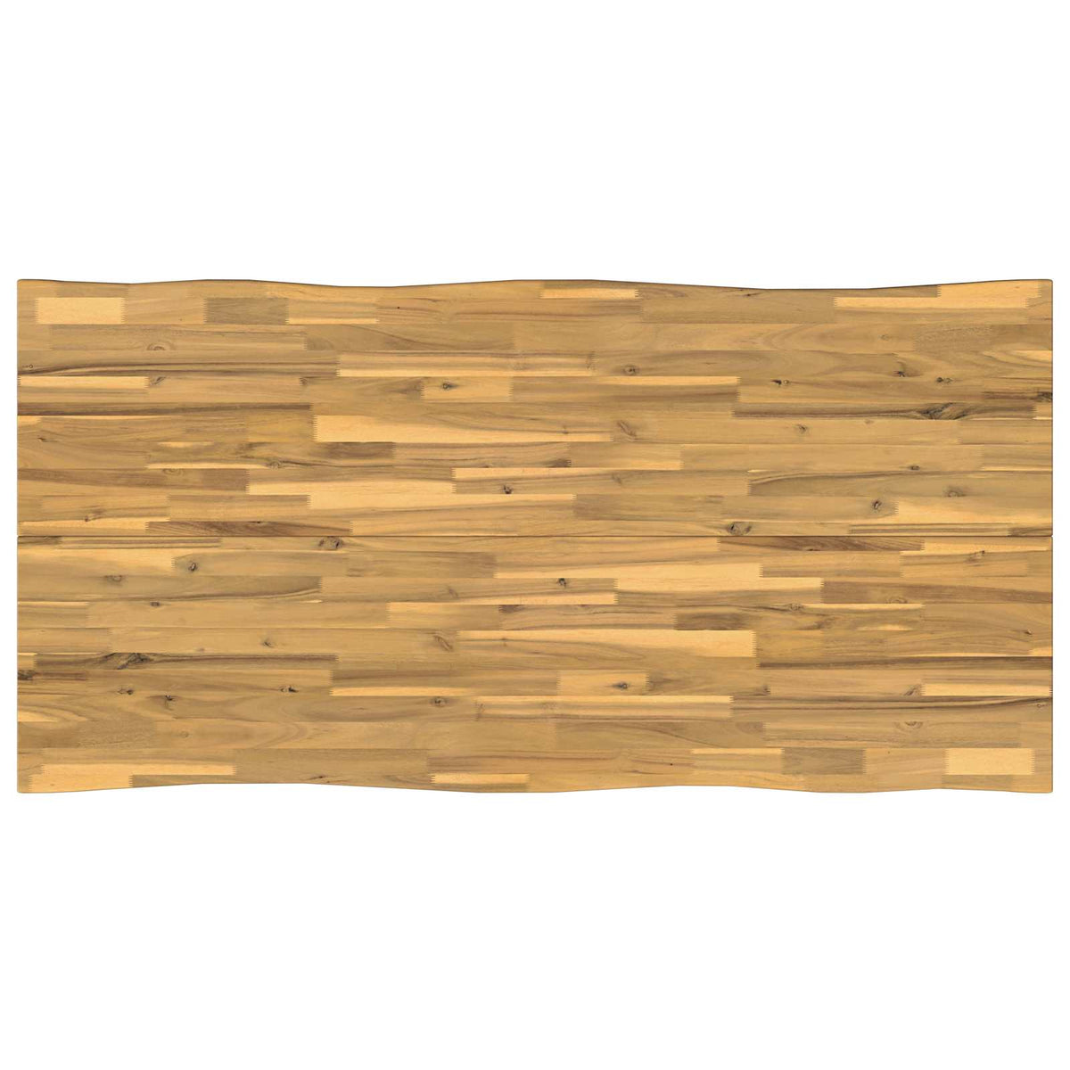 Tavolo da pranzo con bordo vivo 160 x 70 x 75 cm Bianco | homemem39