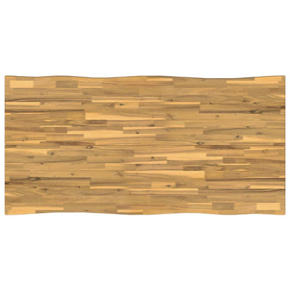 Tavolo da pranzo con bordo vivo 160 x 70 x 75 cm Bianco | homemem39