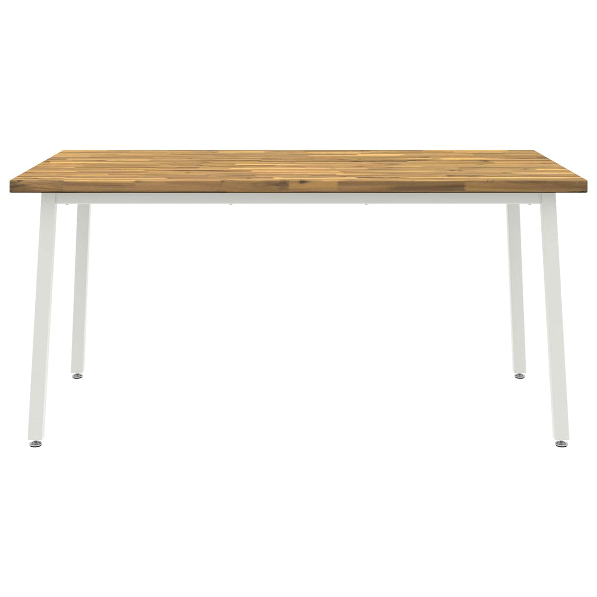 Tavolo da pranzo quadrato 160 x 80 x 75 cm Bianco | homemem39