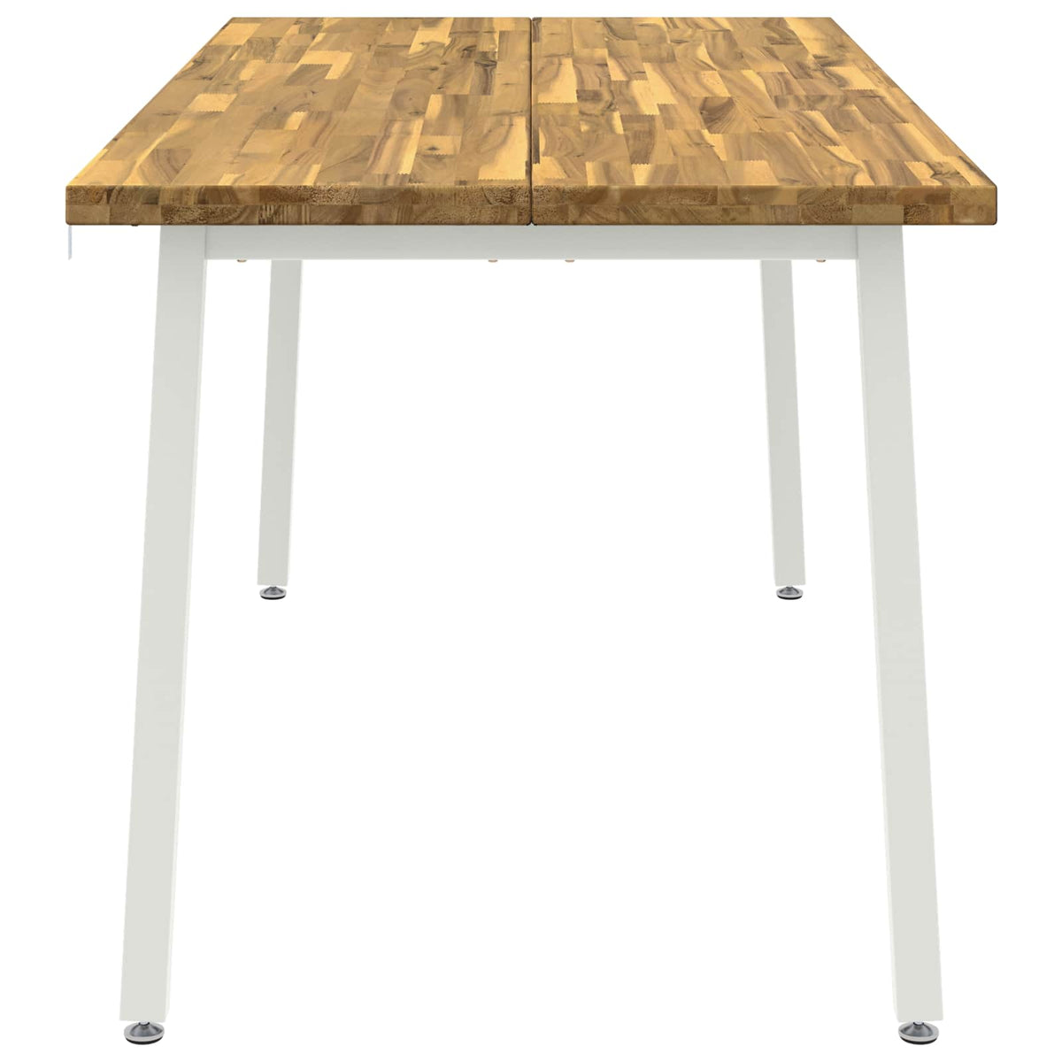 Tavolo da pranzo quadrato 160 x 80 x 75 cm Bianco | homemem39