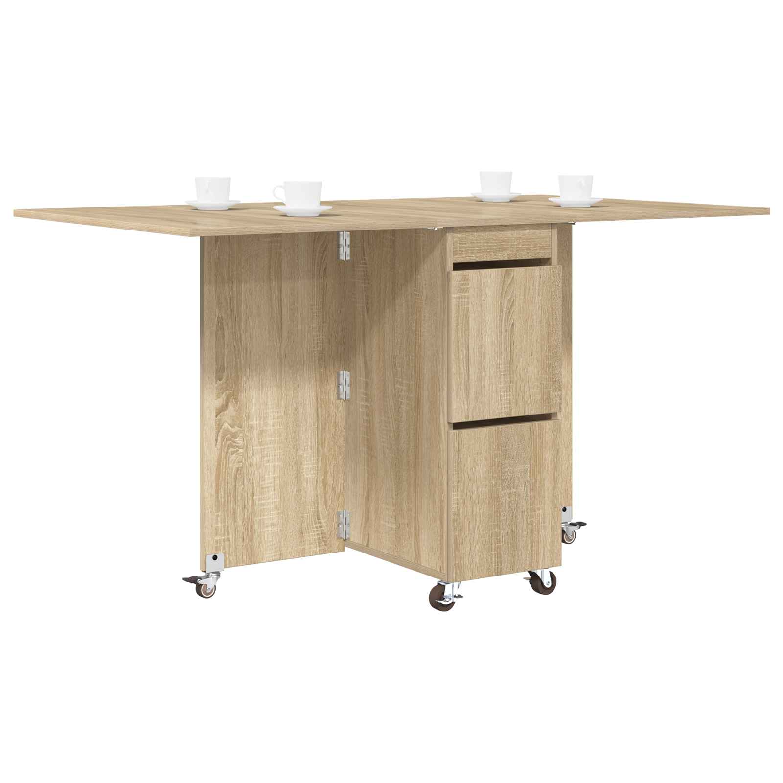 Tavolo da Pranzo 2 pcs 140 x 80 x 77 cm Legno ingegnerizzato | homemem39