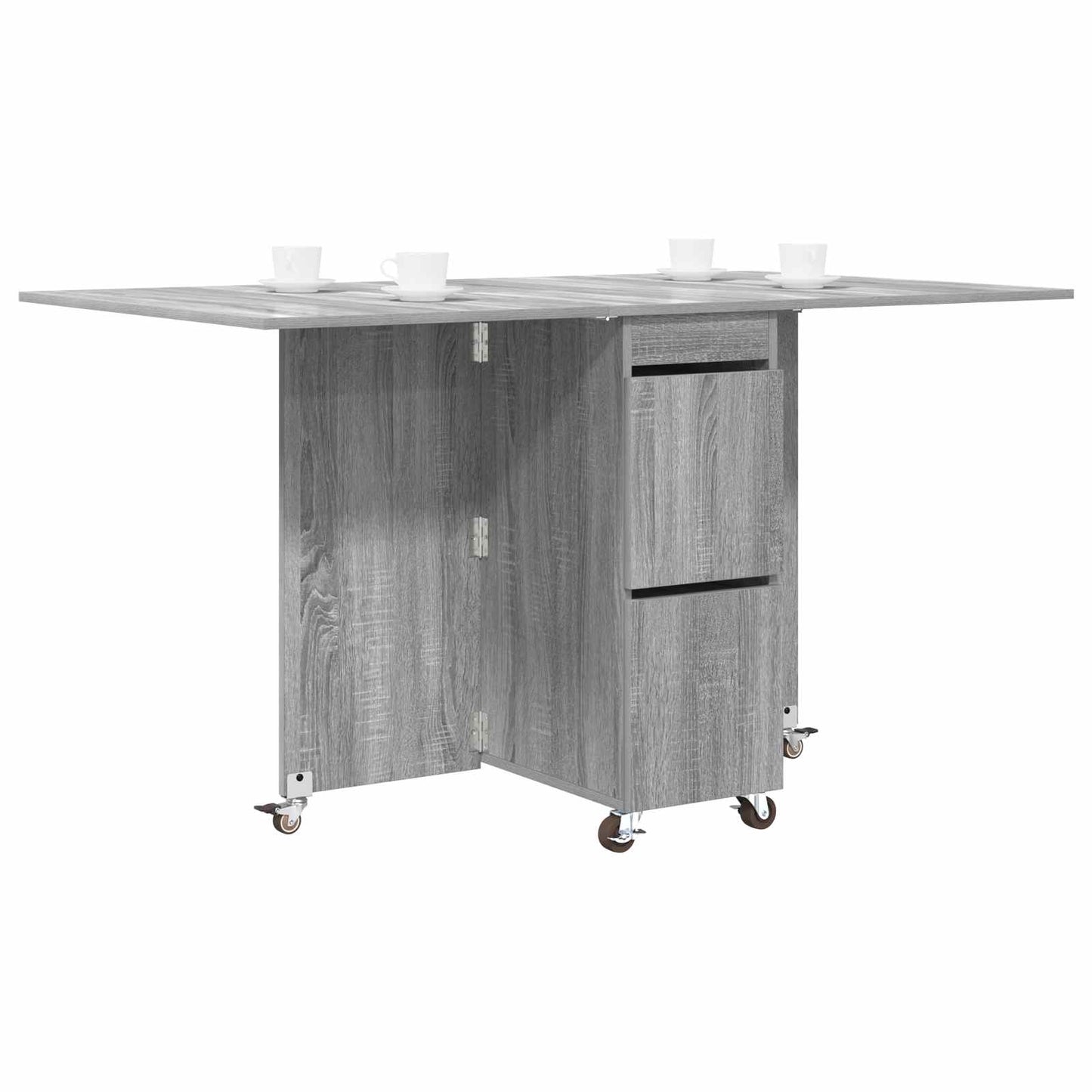 Tavolo da Pranzo 2 pcs 140 x 80 x 77 cm Legno ingegnerizzato