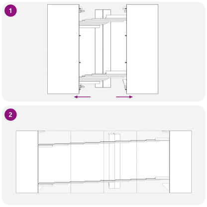 Tavolo da Pranzo 240 x 85 x 75 cm Legno ingegnerizzato