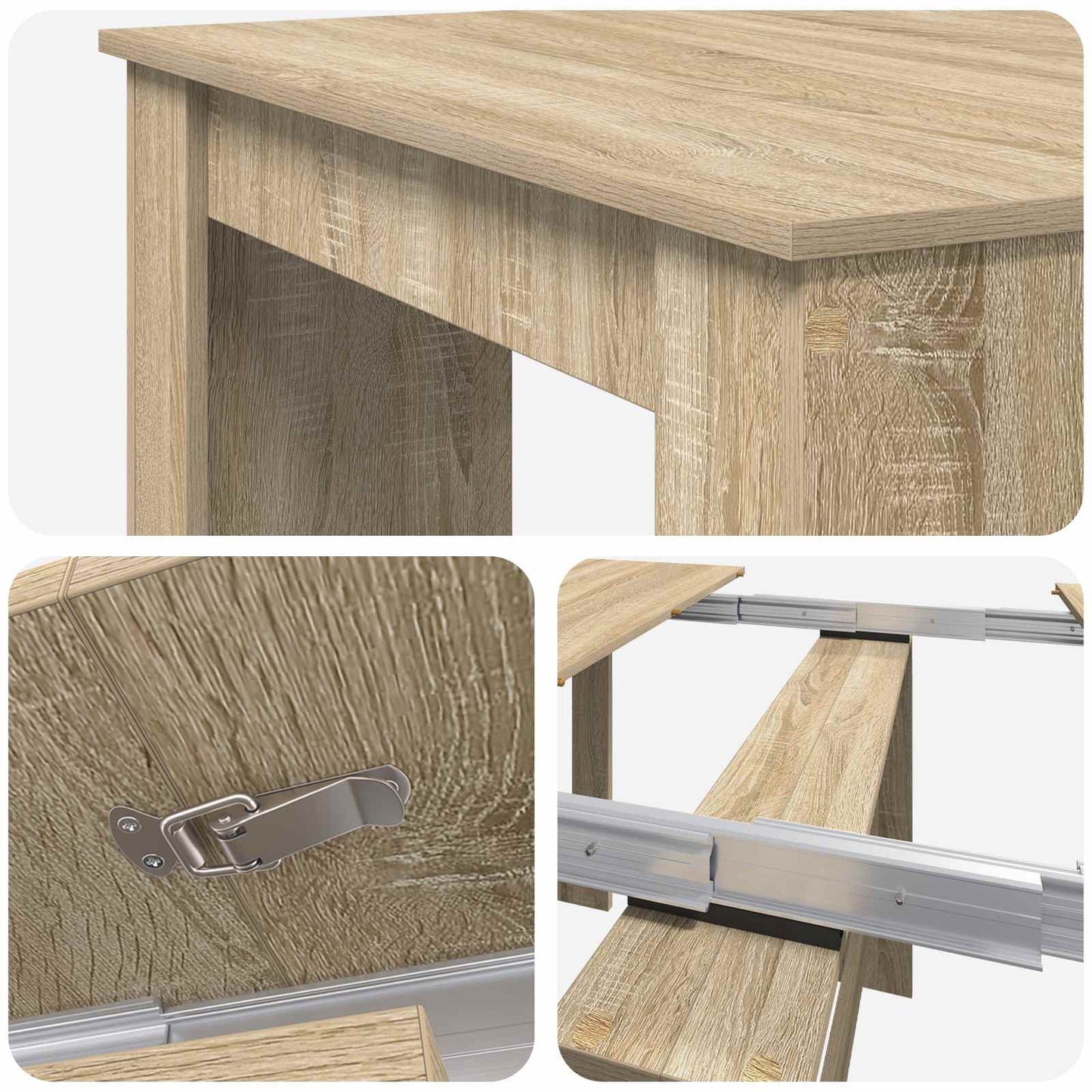 Tavolo da Pranzo 240 x 85 x 75 cm Legno ingegnerizzato | homemem39