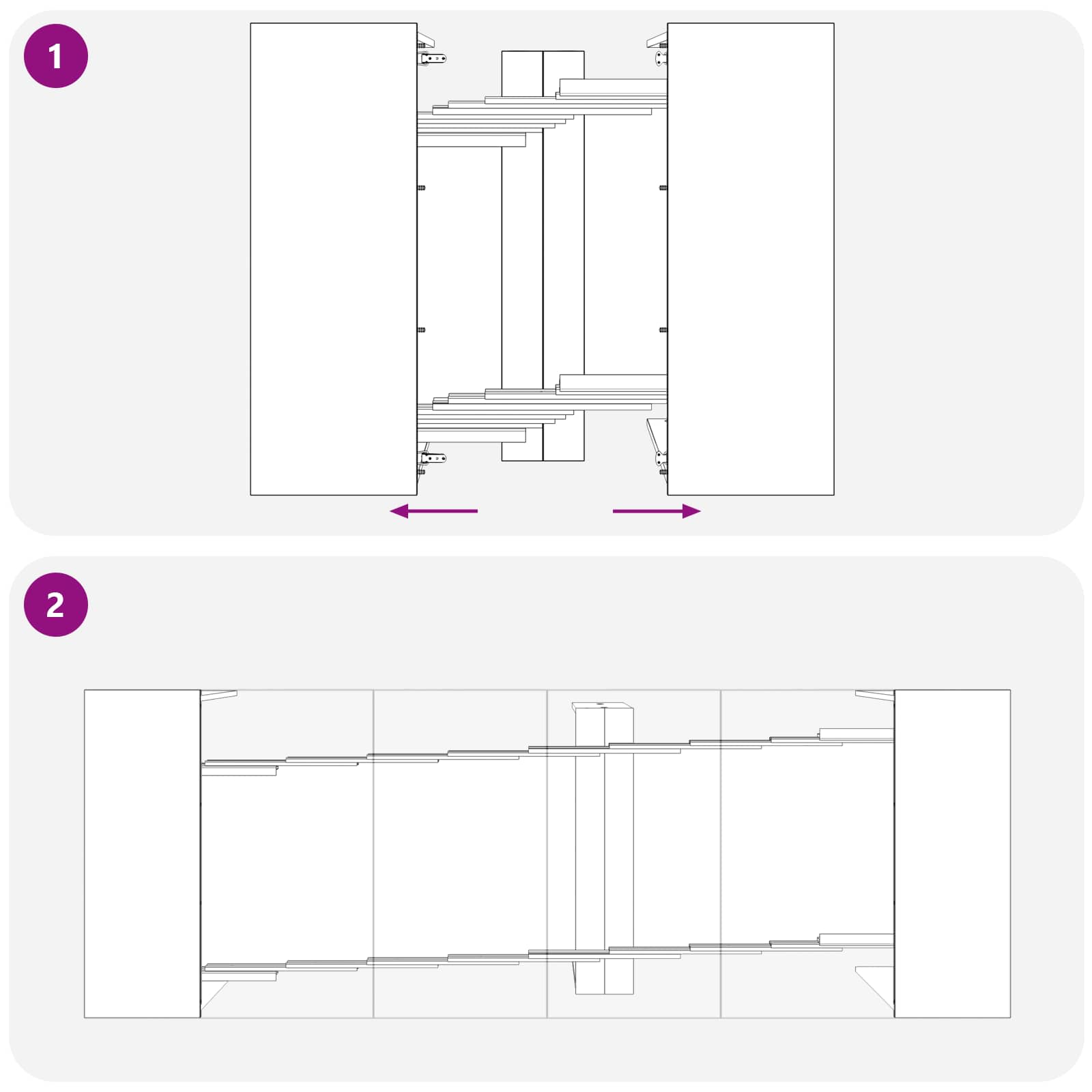 Tavolo da Pranzo 240 x 85 x 75 cm Legno ingegnerizzato | homemem39