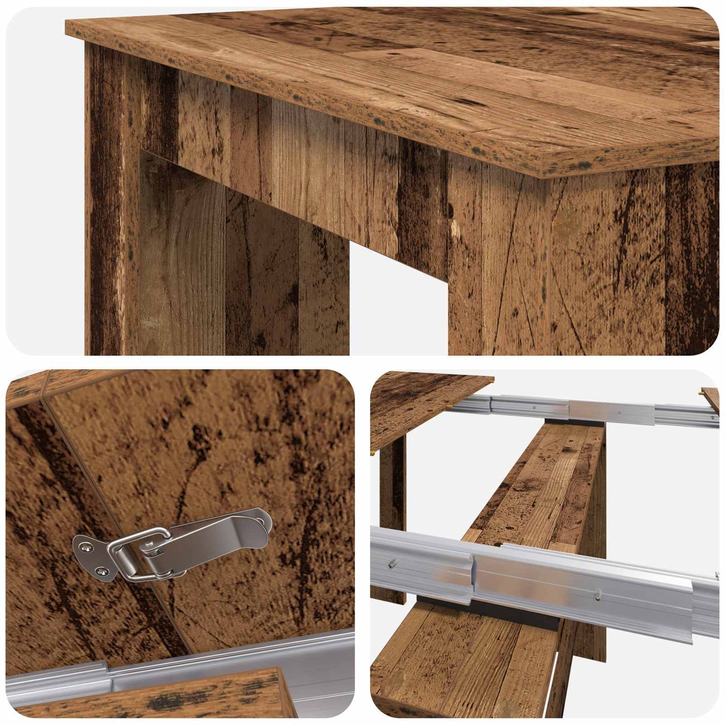 Tavolo da Pranzo 240 x 85 x 75 cm Legno ingegnerizzato | homemem39