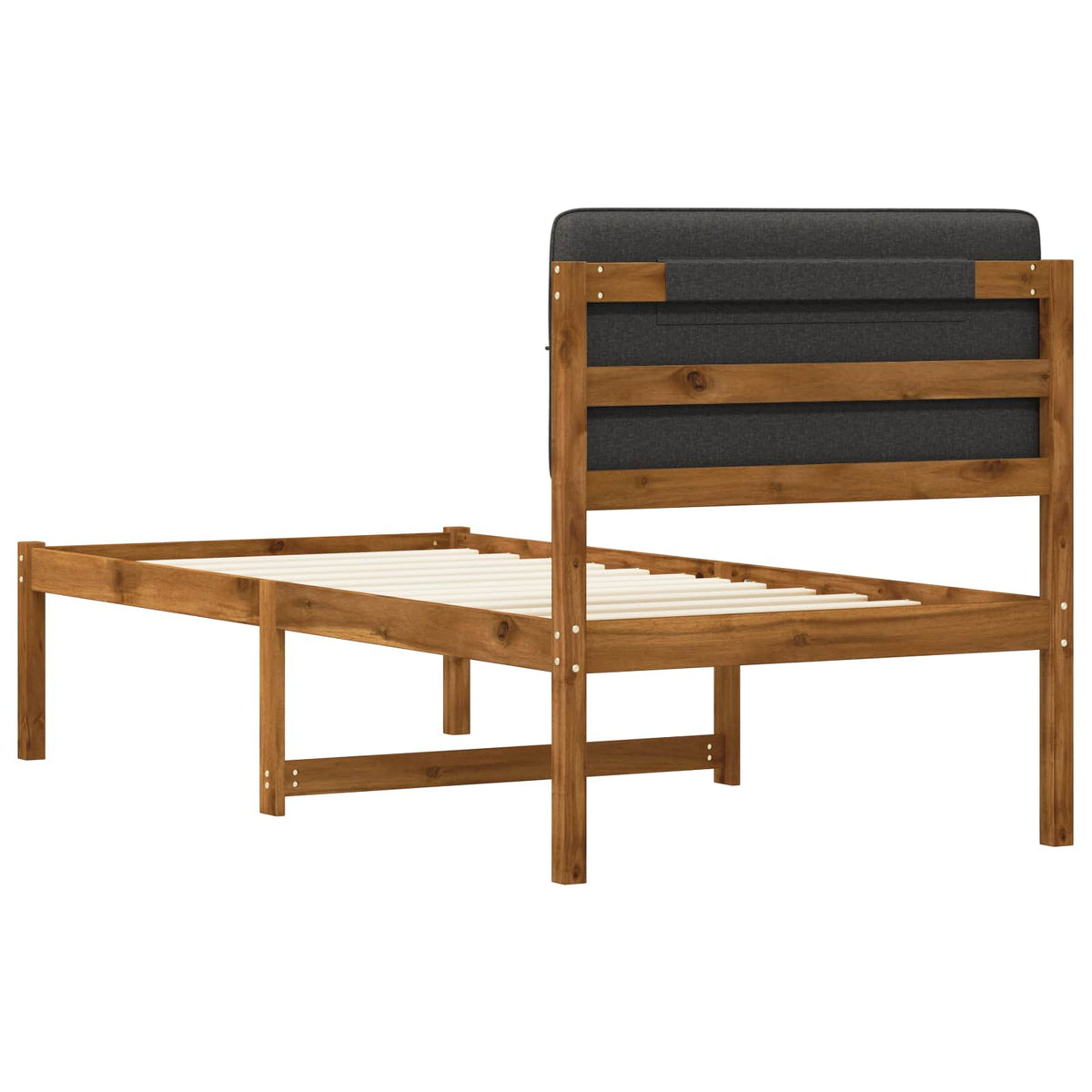 Letto con Testiera Rivestita