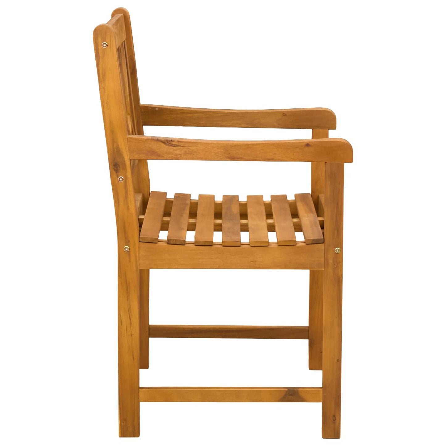 Sedie da giardino 8 pcs Naturale Legno di Acacia Massello | homemem39