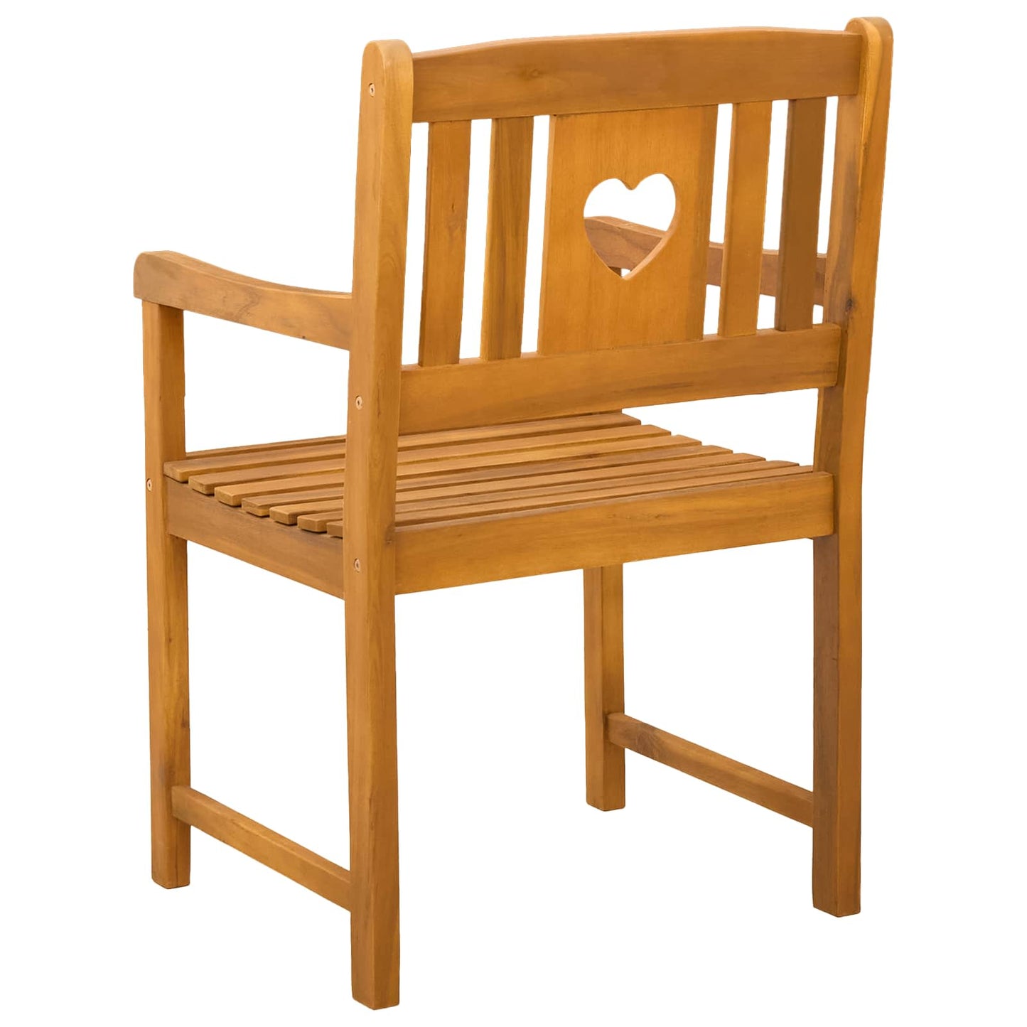 Sedie da giardino 4 pcs Naturale Legno di Acacia Massello | homemem39