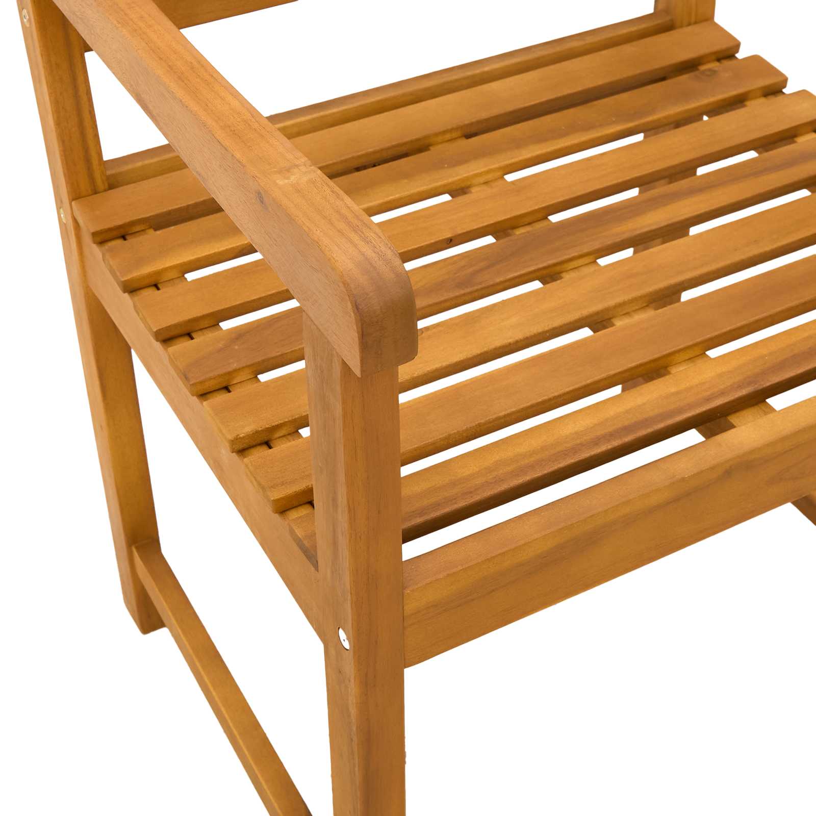 Sedie da giardino 8 pcs Naturale Legno di Acacia Massello | homemem39