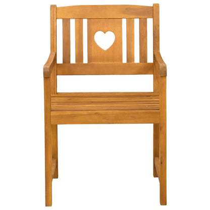 Sedie da giardino 8 pcs Naturale Legno di Acacia Massello | homemem39