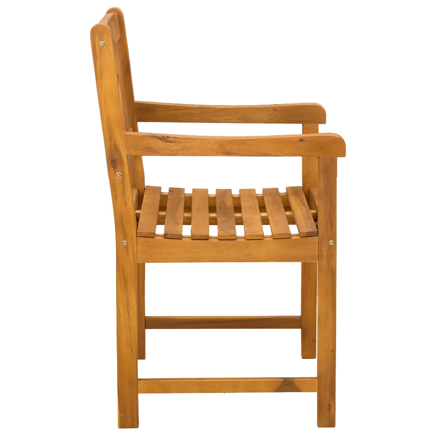 Sedie da giardino 8 pcs Naturale Legno di Acacia Massello | homemem39