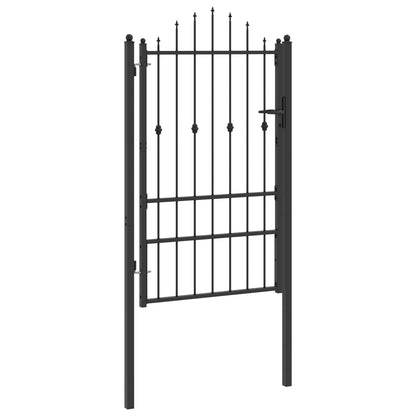 Cancello per recinzione HORST 100 x 150 cm Metallo Nero | homemem39