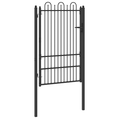 Cancello per recinzione HORST 100 x 150 cm Acciaio Nero | homemem39