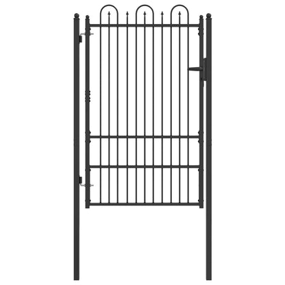 Cancello per recinzione HORST 100 x 150 cm Acciaio Nero | homemem39