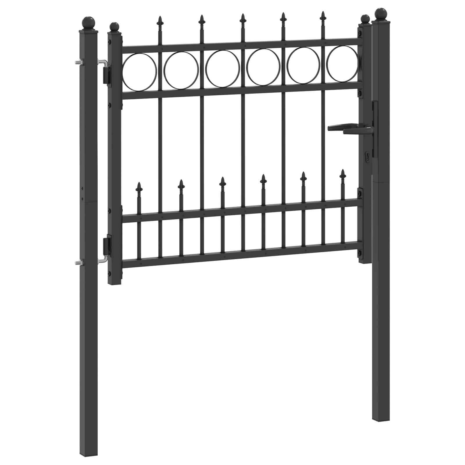 Cancello per recinzione HORST 100 x 75 cm Metallo Bloccabile | homemem39
