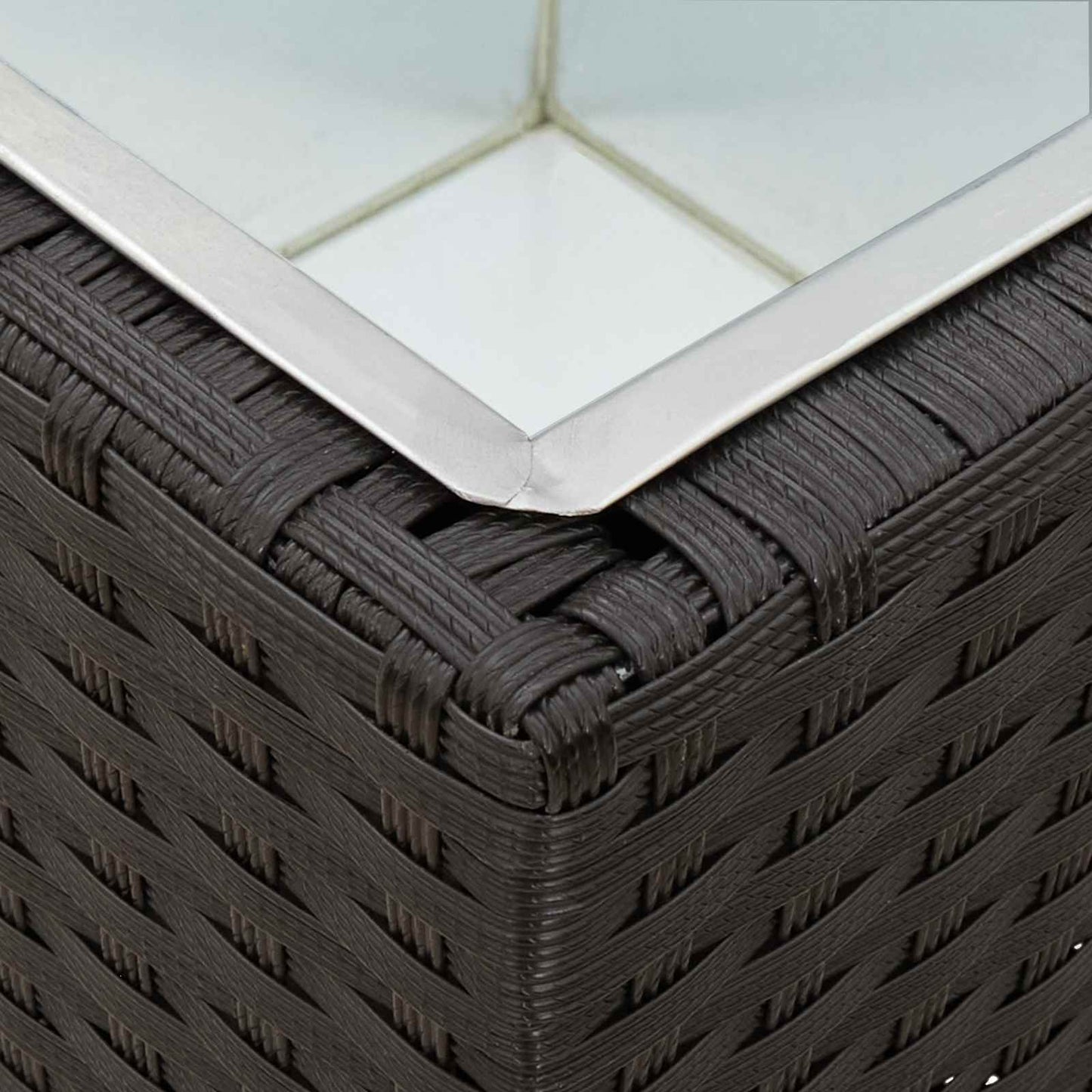 Set da esterno 3 pcs Nero Metallo | homemem39