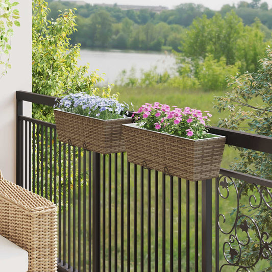 Ringhiera 2 pcs 50 x 17 x 17 cm Metallo