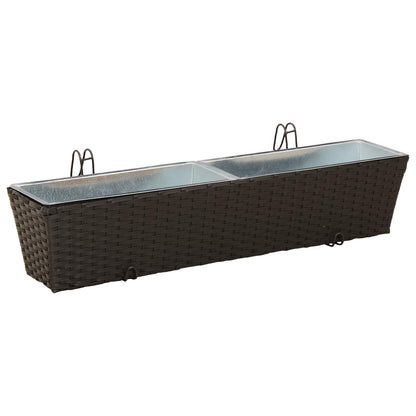 Ringhiera 2 pcs 80 x 17 x 17 cm Metallo | homemem39