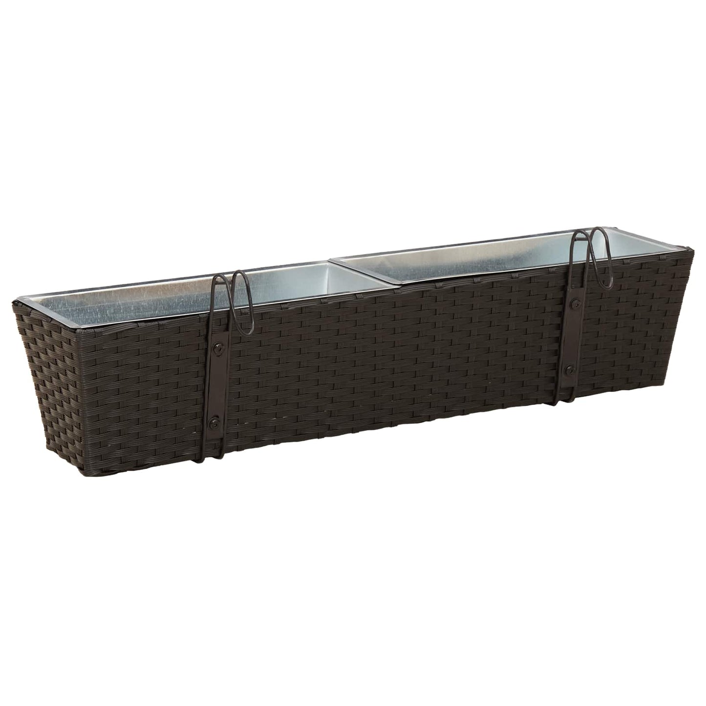 Ringhiera 2 pcs 80 x 17 x 17 cm Metallo | homemem39