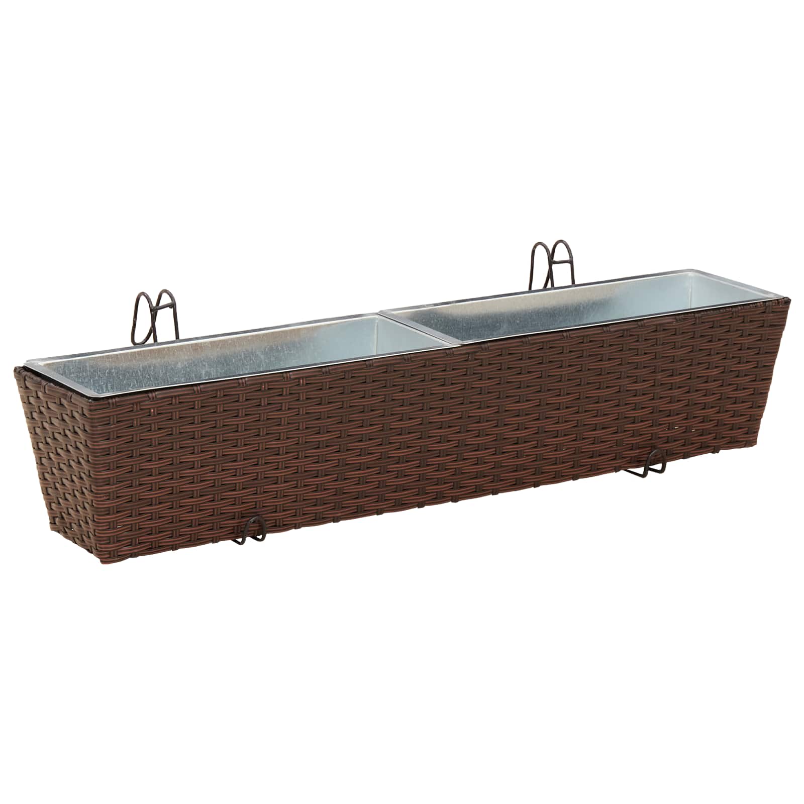 Ringhiera 2 pcs 80 x 17 x 17 cm Metallo | homemem39