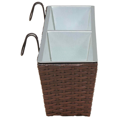 Ringhiera 2 pcs 80 x 17 x 17 cm Metallo | homemem39