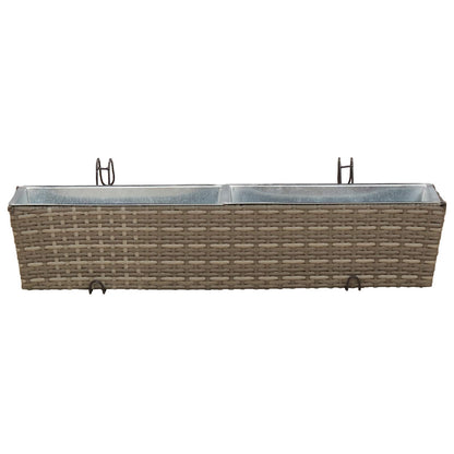 Ringhiera 2 pcs 80 x 17 x 17 cm Metallo | homemem39
