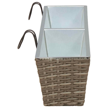 Ringhiera 2 pcs 80 x 17 x 17 cm Metallo | homemem39