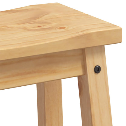 Sgabello da bar 2 pz Cera di Miele 44 x 30 x 63 cm | homemem39