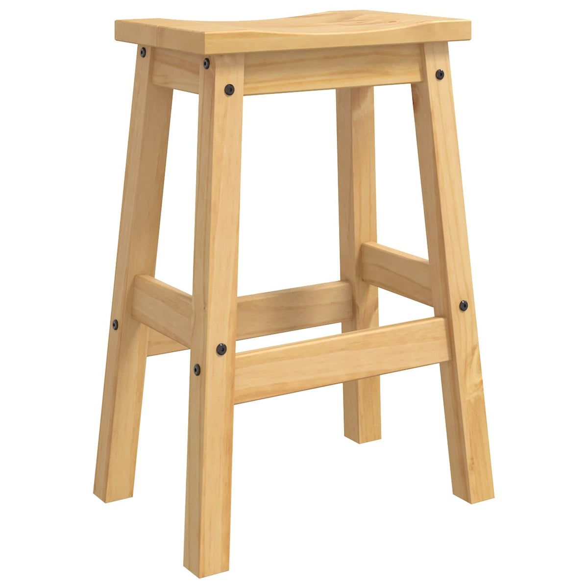 Sgabello da bar 2 pz Cera di Miele 44 x 30 x 63 cm | homemem39