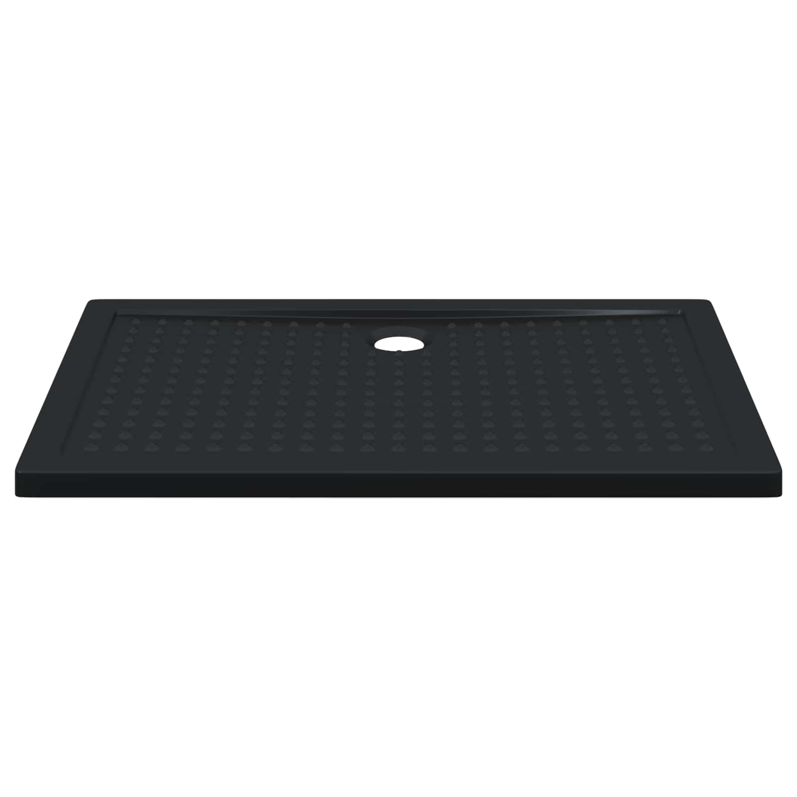 Vassoio base doccia con punti Nero 120 x 80 x 4 cm ABS | homemem39