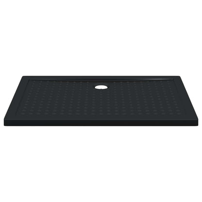 Vassoio base doccia con punti Nero 120 x 80 x 4 cm ABS | homemem39