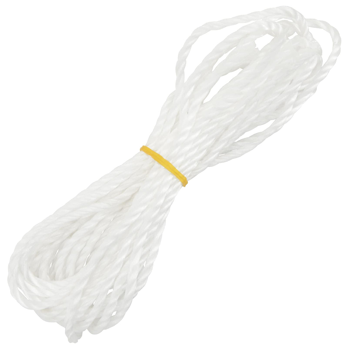 Telo Ombra 6 x 8 m HDPE Rettangolare Giallo e Bianco | homemem39