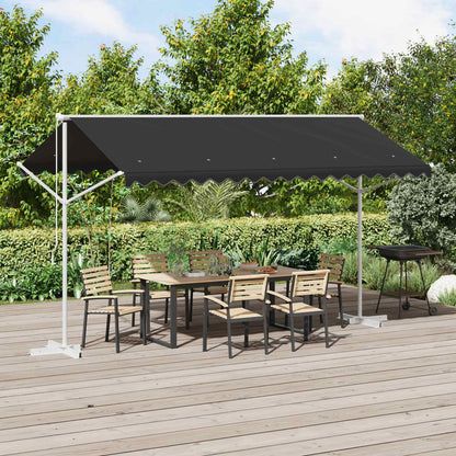 Tenda autoportante 4 × 3 m Poliestere Antracite