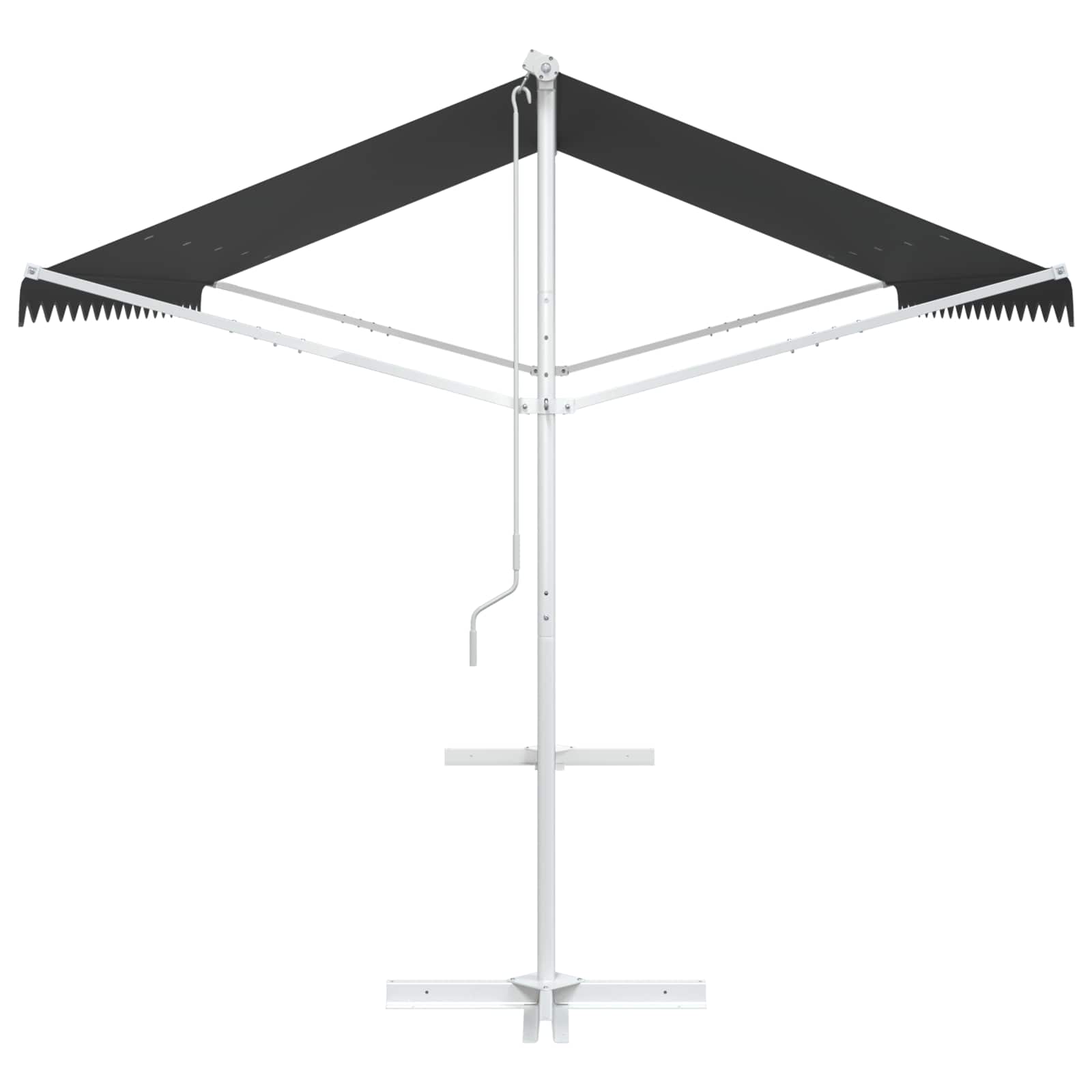 Tenda autoportante 4 × 3 m Poliestere Antracite | homemem39