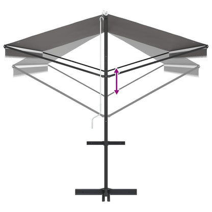 Tenda autoportante Grigio 5 x 3 m Poliestere | homemem39