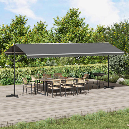 Tenda autoportante Grigio 6 x 3 m Poliestere