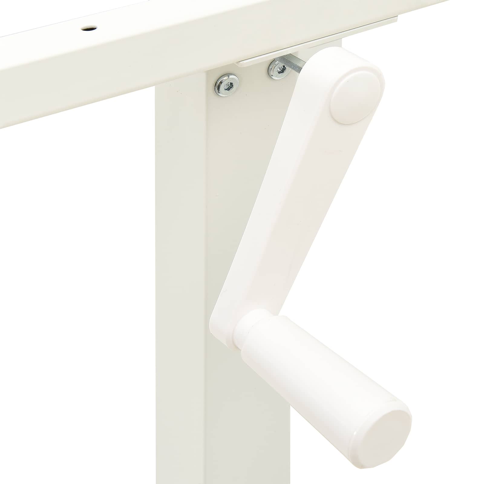 Scrivania con archiviazione Bianco e Naturale 120 x 60 cm | homemem39