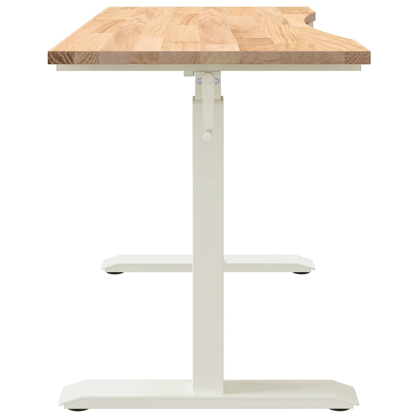 Scrivania con archiviazione Bianco e Naturale 120 x 60 cm | homemem39