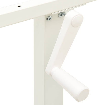 Scrivania con archiviazione Bianco e Naturale 140 x 60 cm | homemem39