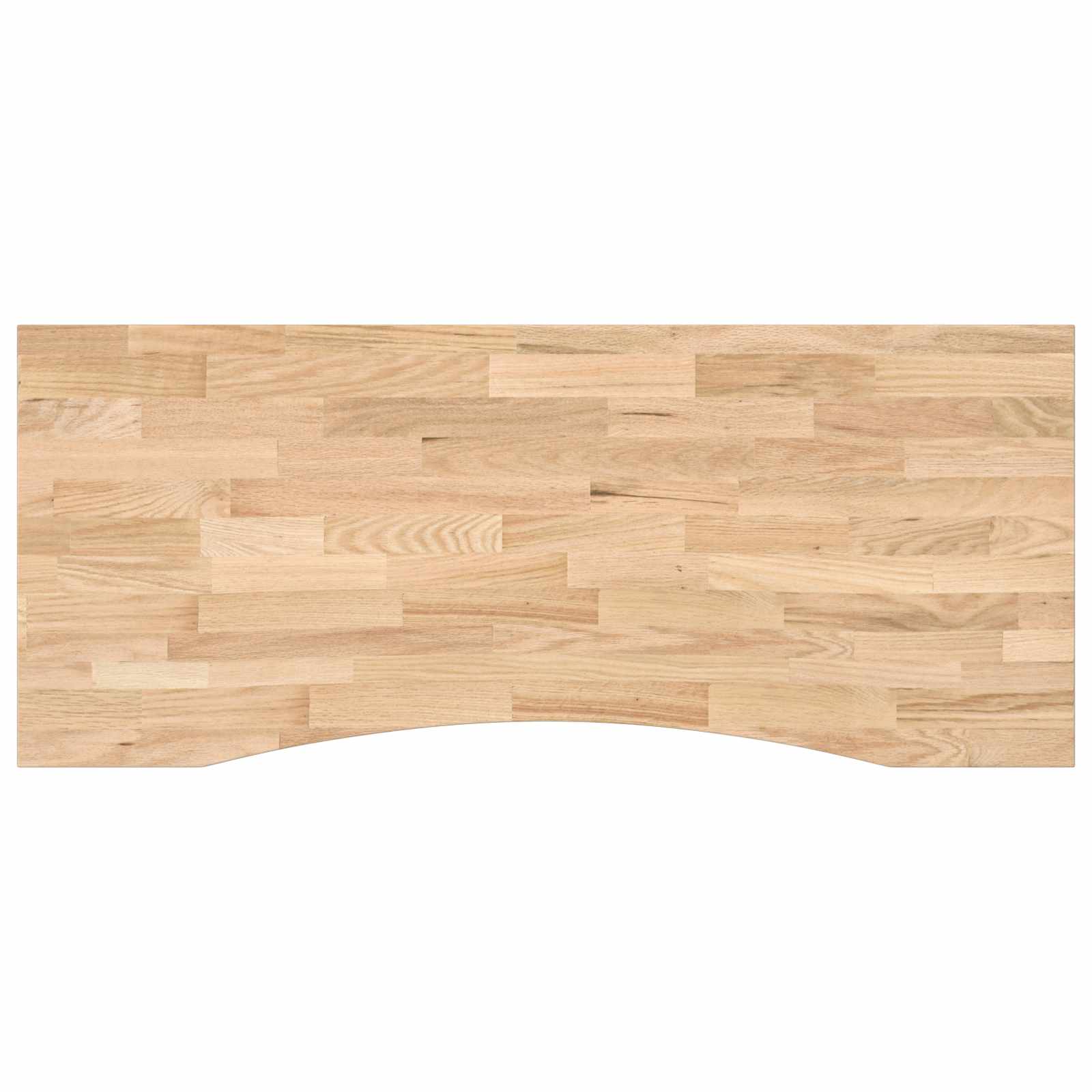 Scrivania Nero e naturale 120 x 60 cm Legno di Quercia Massello | homemem39